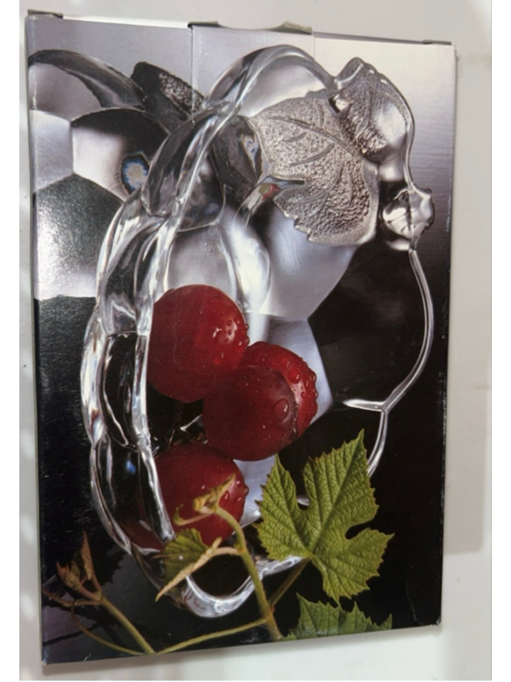 Studio Nova Clear Glass Grape Design Serveware Fruit Bowl One Size